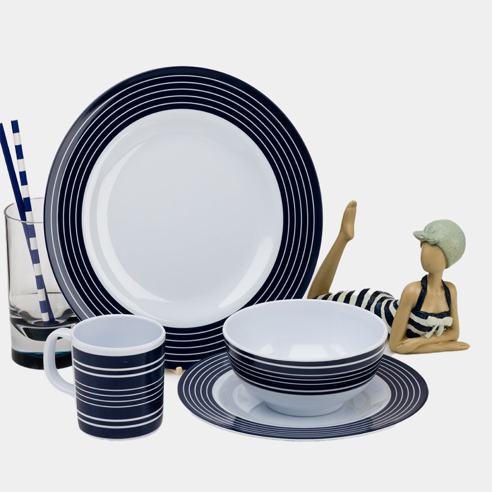 16 piece 2024 melamine dinner set