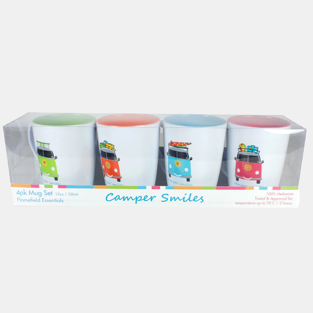 Flamefield Camper Smiles Melamine Mugs