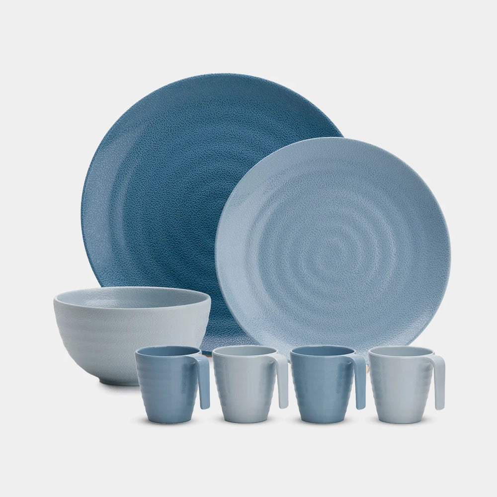 SHADES OF BLUE SET & MUGS